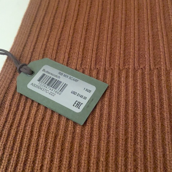 All Saints mixed rib scarf - Picture 2 of 9